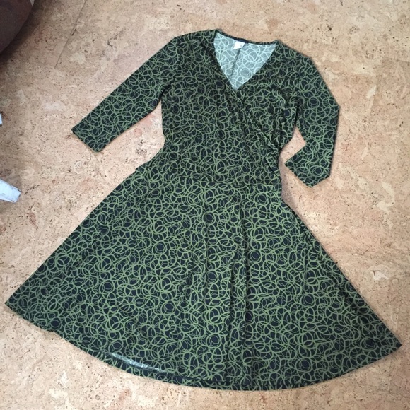 Perseption Concept Green & Black Dress Size S - Picture 7 of 12